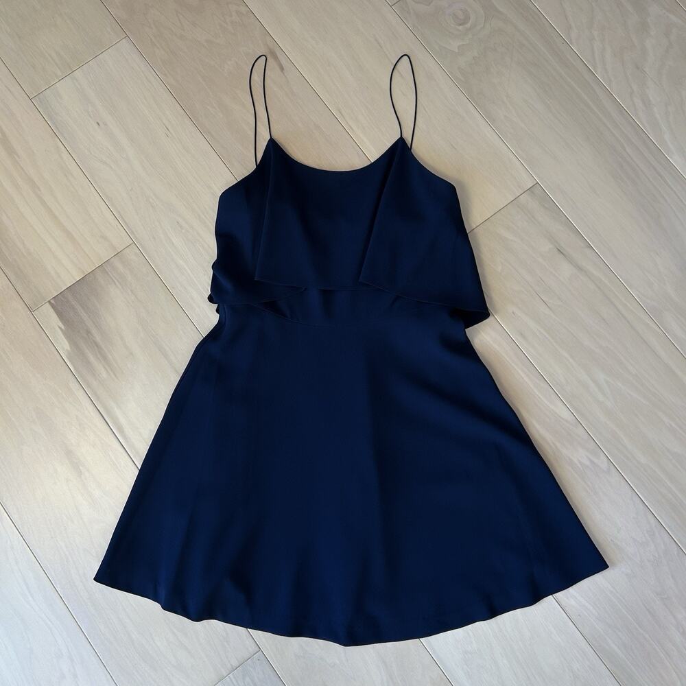 Alice + Olivia Kipp Spaghetti Strap Mini Dress Layered Women’s 4